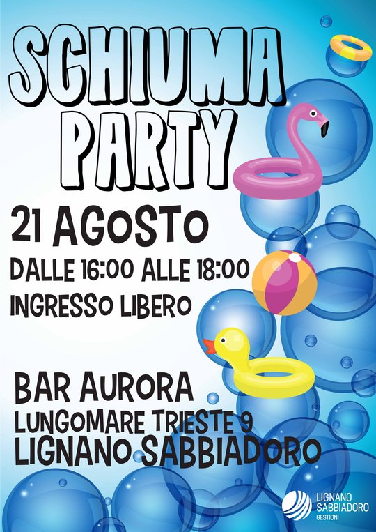 Schiuma Party Lignano Sabbiadoro