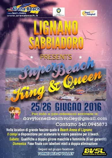Super Beach King & Queen Lignano 