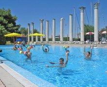 Wassergymnastik im Sporting Club in Lignano